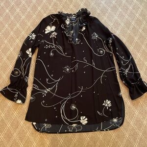 Kari Blue tunic, sz L super comfy